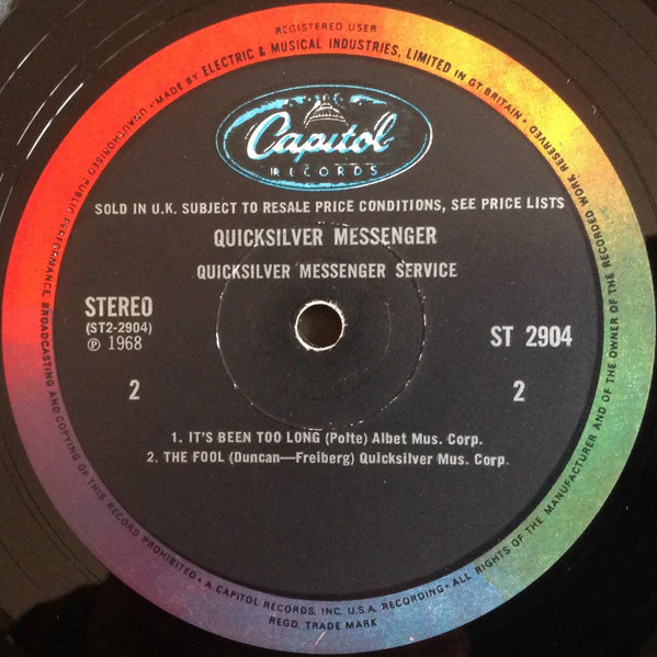 Quicksilver Messenger Service – Quicksilver Messenger Service (VG+/VG) – LP, UK 1968 - Image 4