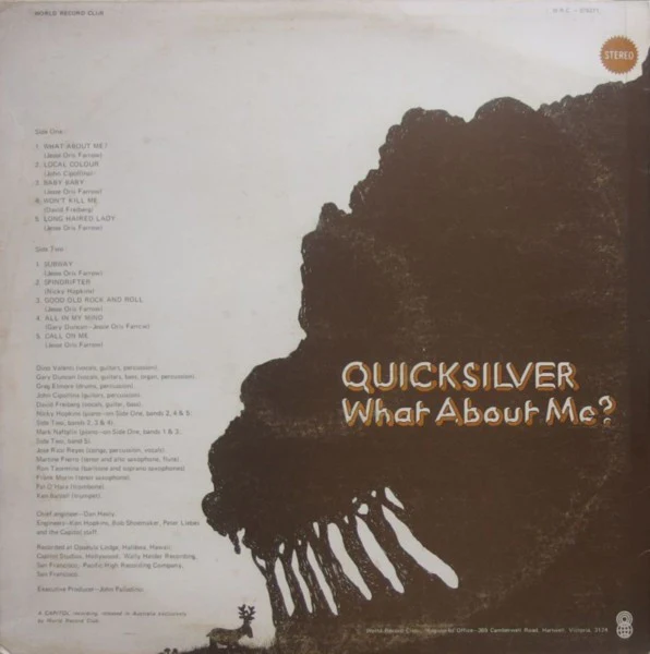 Quicksilver Messenger Service – What About Me (VG/VG+) – LP, AU 1973 - Image 2