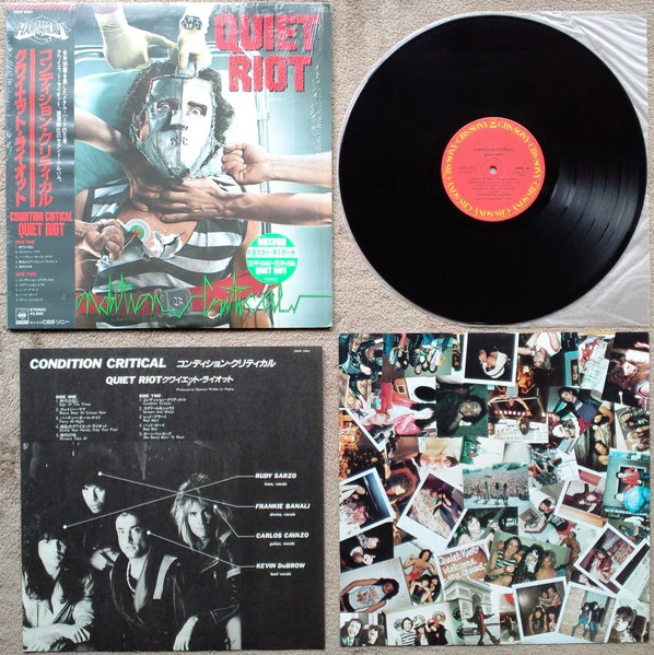 Quiet Riot – Condition Critical (E/E) – LP, JP 1984, With OBI - Image 3