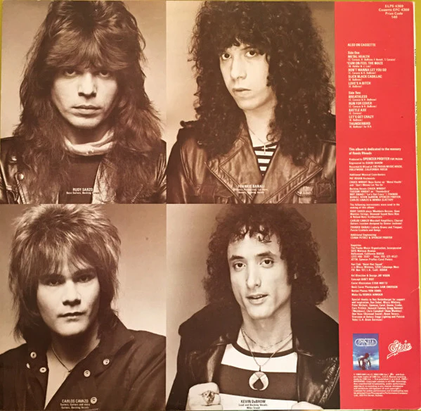 Quiet Riot – Metal Health (VG/VG+) – LP, AU 1983 - Image 2