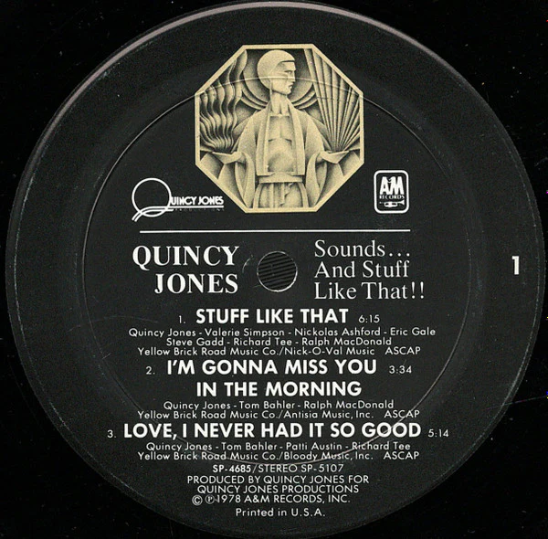 Quincy Jones – Sounds ... And Stuff Like That!! (VG/VG+) – LP, US 1978 - Image 3