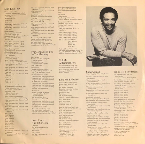 Quincy Jones – Sounds ... And Stuff Like That!! (VG/VG+) – LP, US 1978 - Image 5
