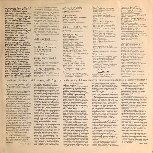 Quincy Jones – Sounds ... And Stuff Like That!! (VG/VG+) – LP, US 1978 - Image 6