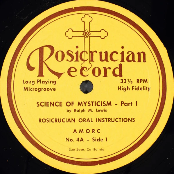 Ralph M. Lewis – The Science Of Mysticism (VG+/VG+) – LP, US 1967 - Image 3