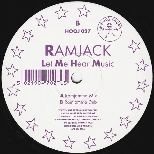 Ramjack – Let Me Hear Music (VG/Generic)