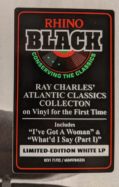 Ray Charles – The Best Of Ray Charles: The Atlantic Years (VG+/VG+) – 2xLP, 2021 - Image 9