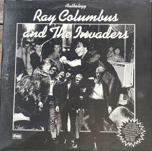 Ray Columbus & The Invaders – Anthology (VG+/VG+) – LP, AU 1985