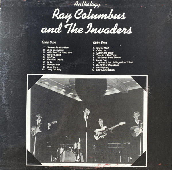 Ray Columbus & The Invaders – Anthology (VG+/VG+) – LP, AU 1985 - Image 2