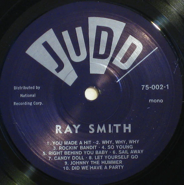 Ray Smith – It's Great It's Ray Smith (VG/VG) – LP, US - Image 3