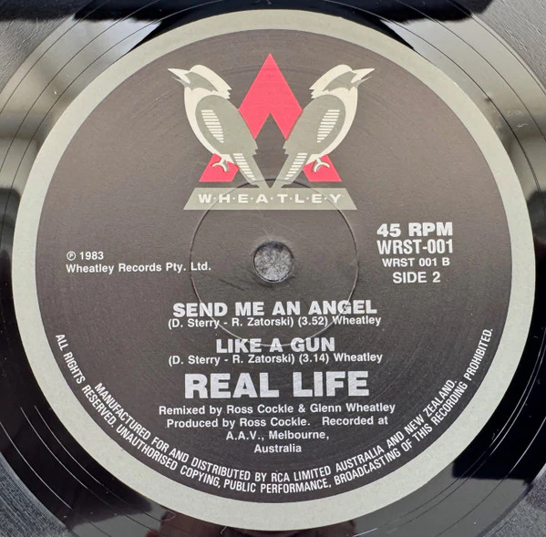 Real Life – Send Me An Angel (VG+/VG+) – 12", AU 1983 - Image 4