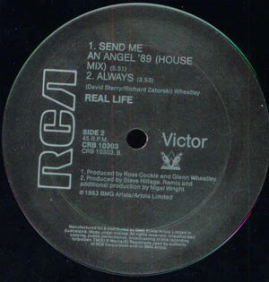 Real Life – Send Me An Angel '89 (VG/VG+) – 12", AU 1989 - Image 3
