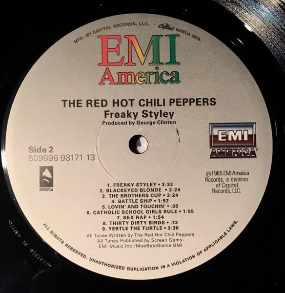 Red Hot Chili Peppers – Freaky Styley (VG+/E) – LP, US 2009 - Image 4