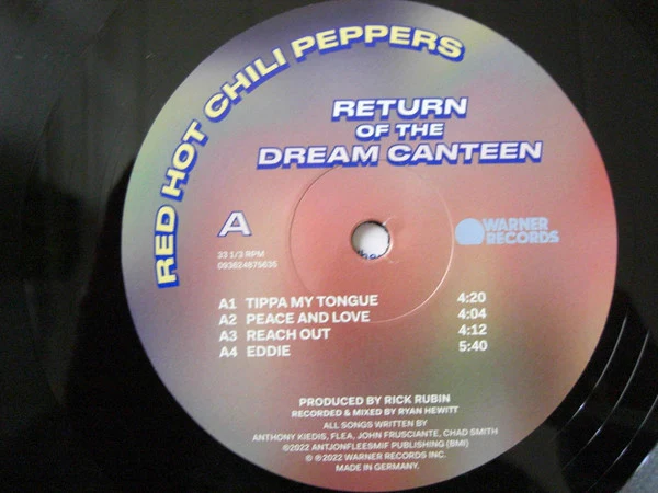 Red Hot Chili Peppers – Return Of The Dream Canteen (VG+/VG+) – 2xLP, EU 2022 - Image 3