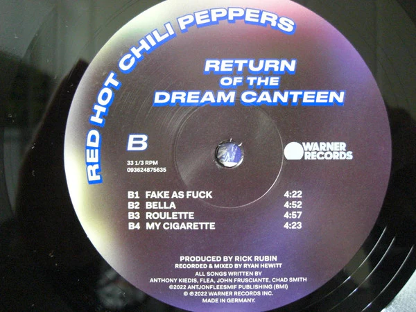 Red Hot Chili Peppers – Return Of The Dream Canteen (VG+/VG+) – 2xLP, EU 2022 - Image 4