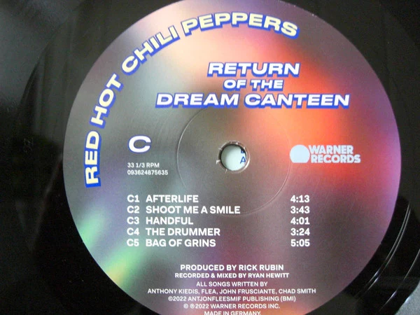 Red Hot Chili Peppers – Return Of The Dream Canteen (VG+/VG+) – 2xLP, EU 2022 - Image 5