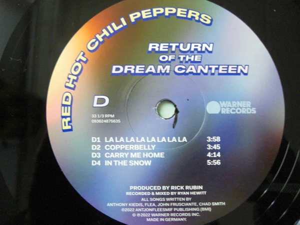 Red Hot Chili Peppers – Return Of The Dream Canteen (VG+/VG+) – 2xLP, EU 2022 - Image 6