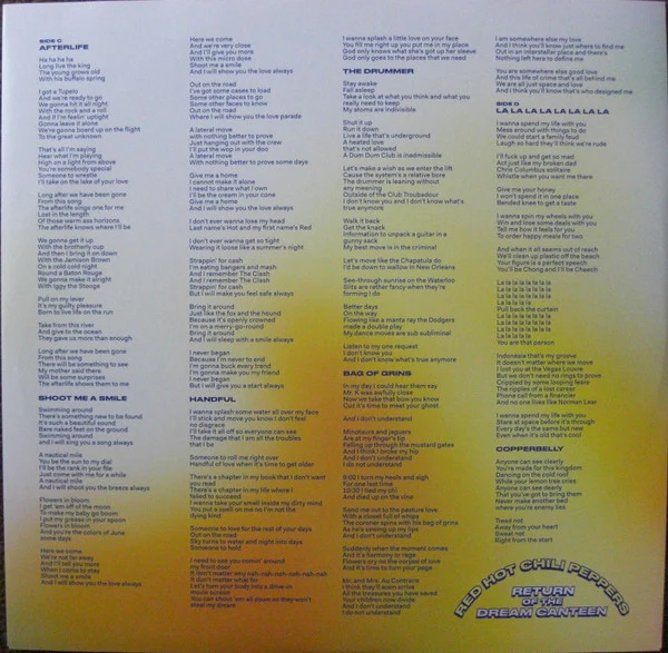 Red Hot Chili Peppers – Return Of The Dream Canteen (VG+/VG+) – 2xLP, EU 2022 - Image 9