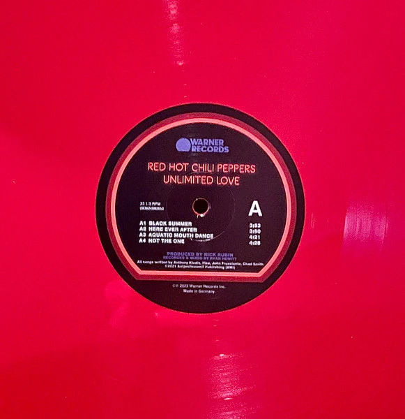 Red Hot Chili Peppers – Unlimited Love (VG+/VG+) – 2xLP, EU 2022 - Image 5