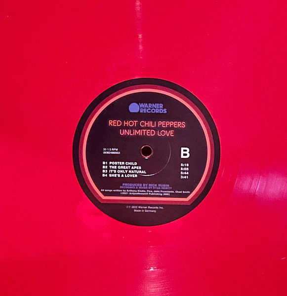 Red Hot Chili Peppers – Unlimited Love (VG+/VG+) – 2xLP, EU 2022 - Image 6