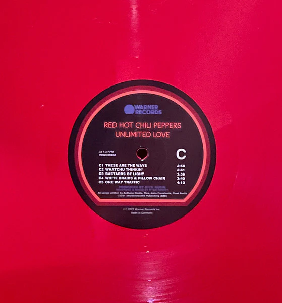Red Hot Chili Peppers – Unlimited Love (VG+/VG+) – 2xLP, EU 2022 - Image 9