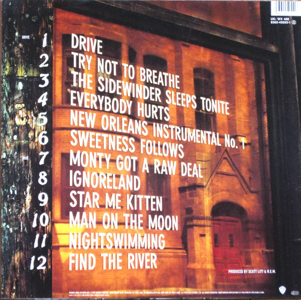 R.E.M. – Automatic For The People (VG+/VG+) – LP, UK 1992 - Image 2