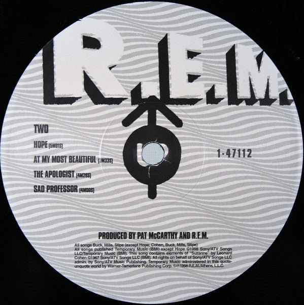 R.E.M. – Up (E/VG+) – 2xLP, US 1998 - Image 4