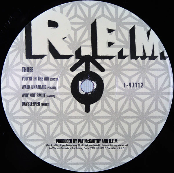 R.E.M. – Up (E/VG+) – 2xLP, US 1998 - Image 5