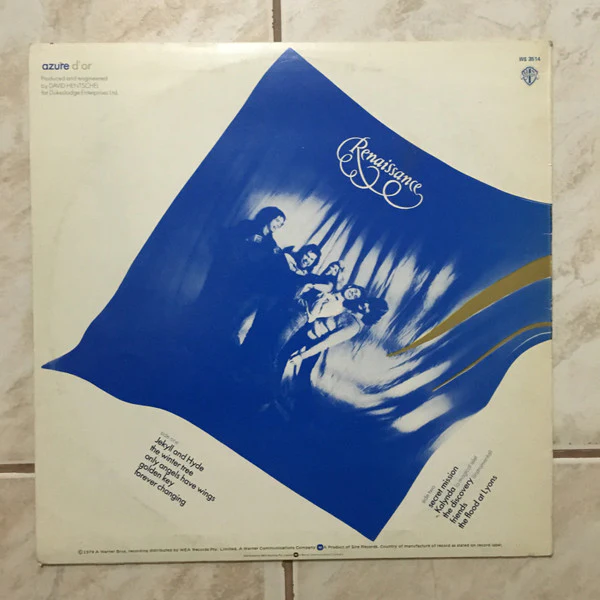 Renaissance – Azure D'or (E/VG+) – LP, AU 1979 - Image 4