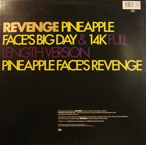 Revenge – Pineapple Face (E/E) – 12", AU 1990 - Image 2