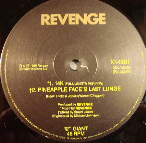 Revenge – Pineapple Face (E/E) – 12", AU 1990 - Image 4