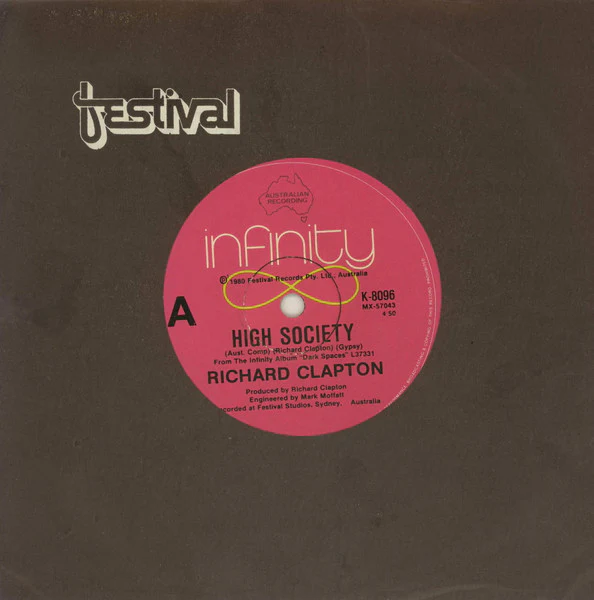 Richard Clapton – High Society (NM/Generic) – 7", AU 1980 - Image 3