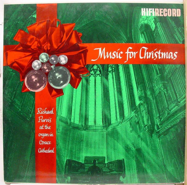 Richard Purvis – Music For Christmas (VG+/VG+) – LP, US 1956