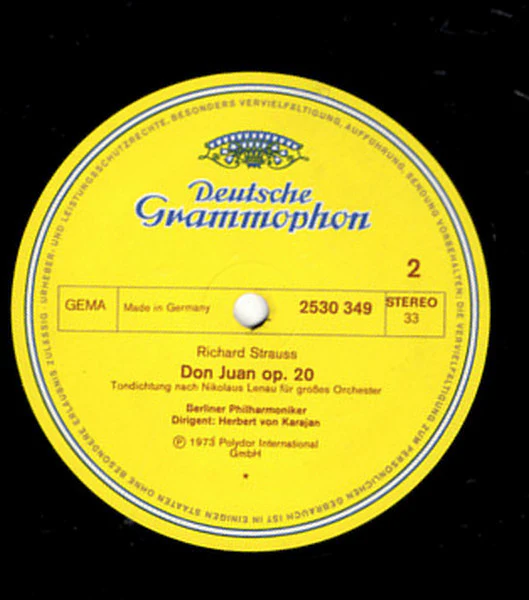 Richard Strauss, Berliner Philharmoniker, Herbert von Karajan – Don Juan · Till Eulenspiegel · Salomes Tanz (VG+/VG+) – LP, DE 1973 - Image 4