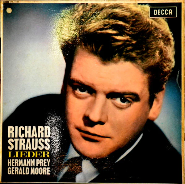 Richard Strauss, Hermann Prey, Gerald Moore – Lieder (VG/VG) – LP, UK 1964