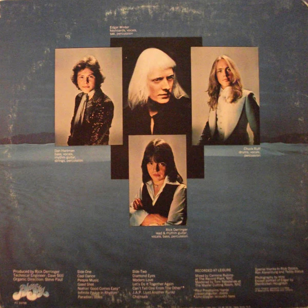 The Edgar Winter Group, Rick Derringer – The Edgar Winter Group With Rick Derringer (VG+/VG+) – LP, US 1975 - Image 2