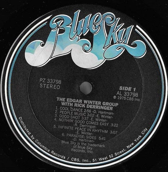 The Edgar Winter Group, Rick Derringer – The Edgar Winter Group With Rick Derringer (VG+/VG+) – LP, US 1975 - Image 3