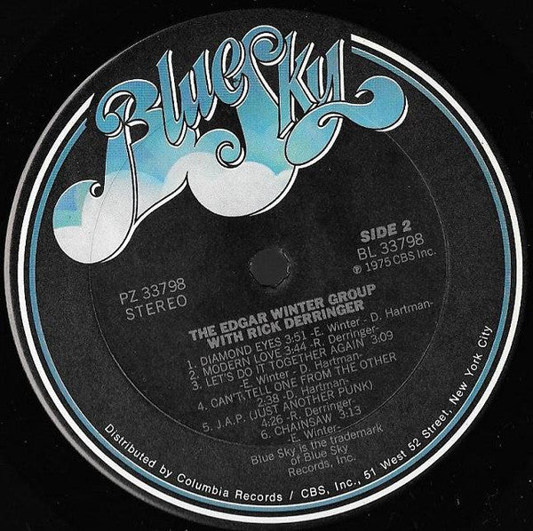 The Edgar Winter Group, Rick Derringer – The Edgar Winter Group With Rick Derringer (VG+/VG+) – LP, US 1975 - Image 4
