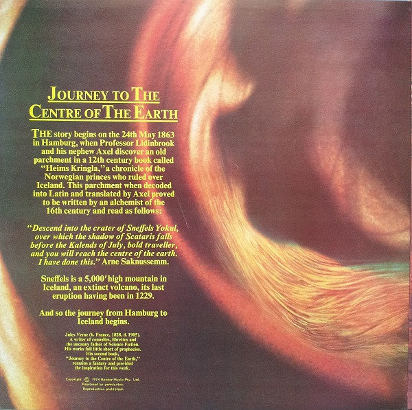 Rick Wakeman – Journey To The Centre Of The Earth (VG+/VG+) – LP, AU 1974 - Image 2