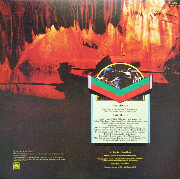 Rick Wakeman – Journey To The Centre Of The Earth (VG+/VG+) – LP, AU 1974 - Image 4