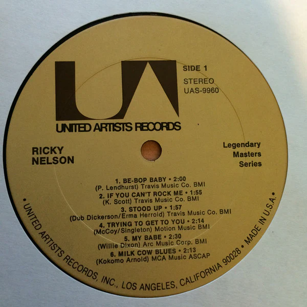 Ricky Nelson – Legendary Masters Series (VG+/VG+) – 2xLP, US 1971 - Image 3