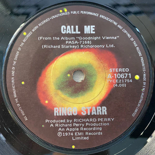 Ringo Starr – Only You (VG+/VG+) – 7", AU 1974 - Image 2