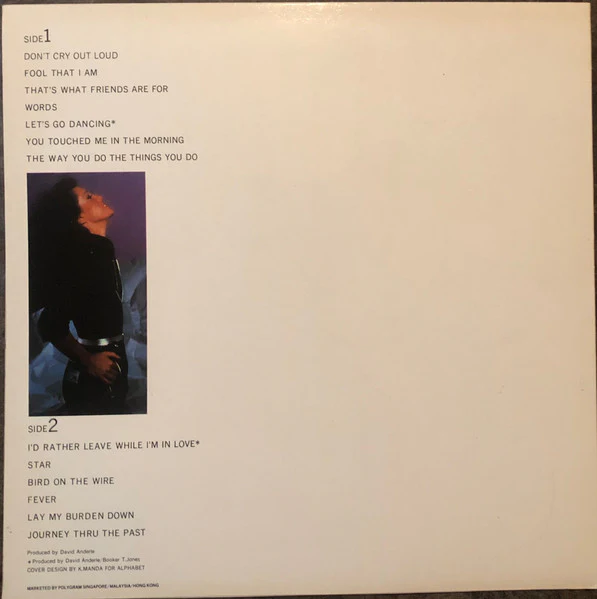 Rita Coolidge – Fool That I Am (VG+/VG+) – LP, SG 1980 - Image 2
