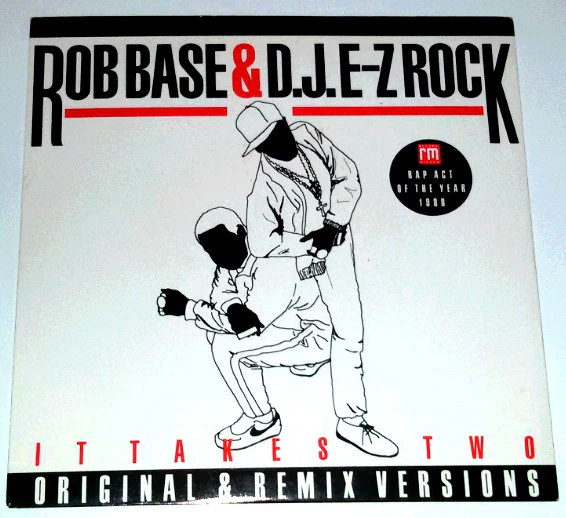 Rob Base & DJ E-Z Rock – It Takes Two (VG/VG+) – 7", UK 1988