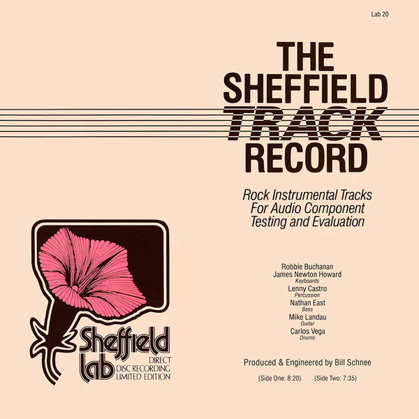 Robbie Buchanan, James Newton Howard, Lenny Castro, Nathan East, Michael Landau, Carlos Vega – The Sheffield Track Record (VG+/VG) – LP, US 1982