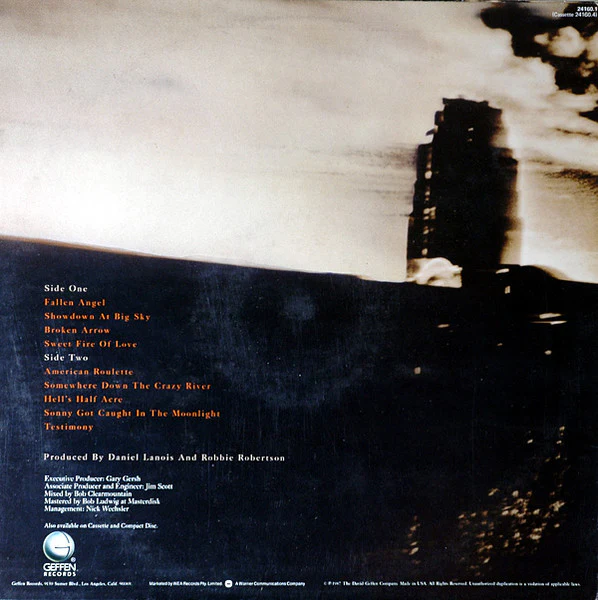 Robbie Robertson – Robbie Robertson (VG+/VG+) – LP, AU 1987 - Image 2