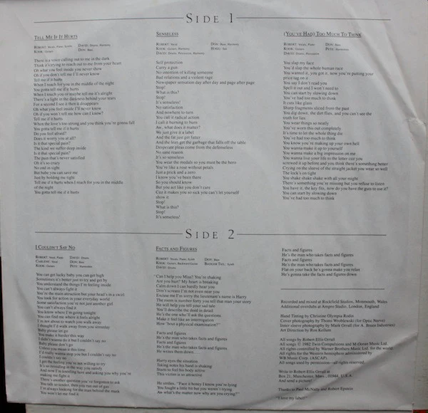 Robert Ellis Orrall – Special Pain (VG+/VG+) – LP, US 1983 - Image 4