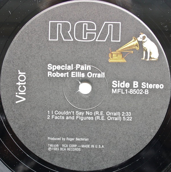 Robert Ellis Orrall – Special Pain (VG+/VG+) – LP, US 1983 - Image 6