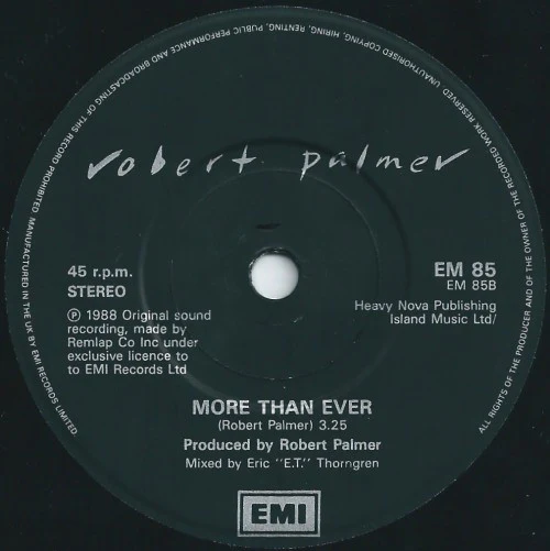 Robert Palmer – Change His Ways (VG+/E) – 7", UK 1989 - Image 4