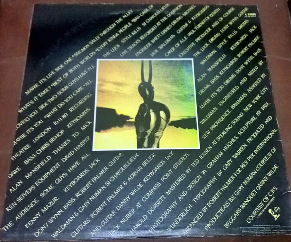 Robert Palmer – Maybe It's Live (VG+/VG+) – LP, AU 1982 - Image 2