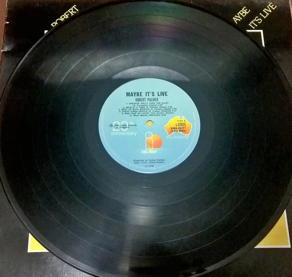 Robert Palmer – Maybe It's Live (VG+/VG+) – LP, AU 1982 - Image 3